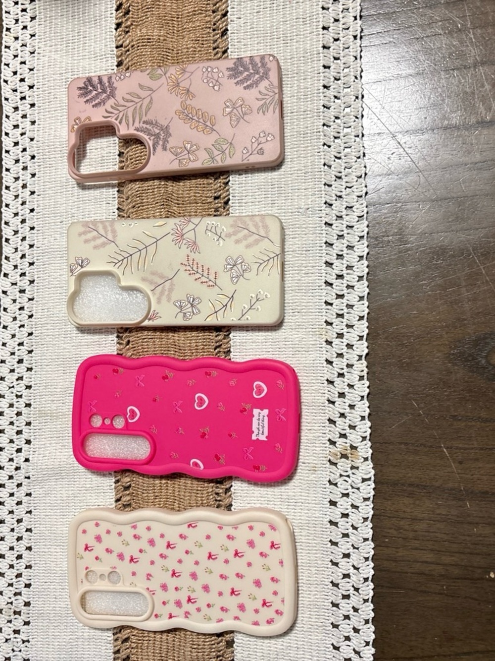 Pink Floral Smartphone Case - Compatible Protective Cover